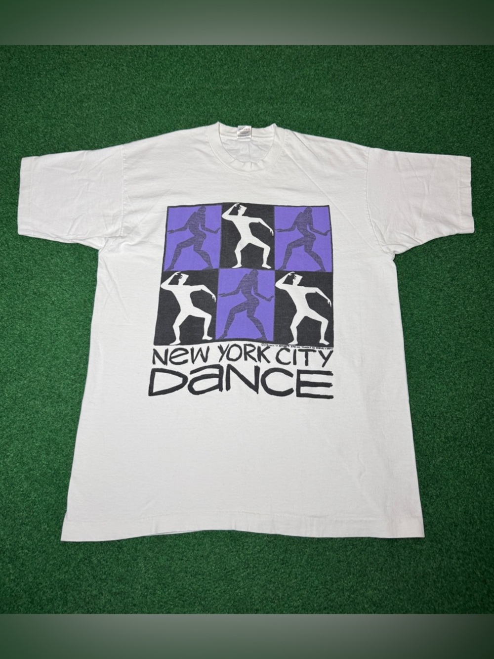 New York City Dance Club Rave Pop Art Vintage 90s NY Art Night Life XL T Shirt